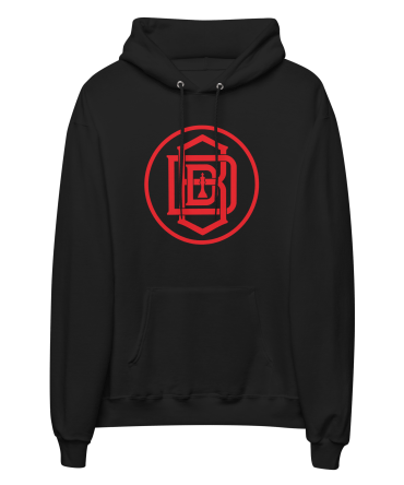 Unisex DXD Red Logo Fleece Hoodie
